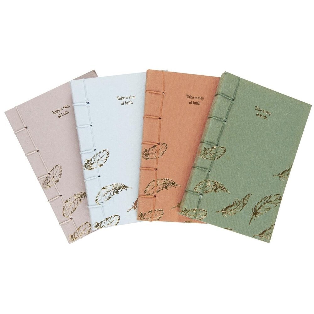 Notizbuch mit Blattmuster, diverse 