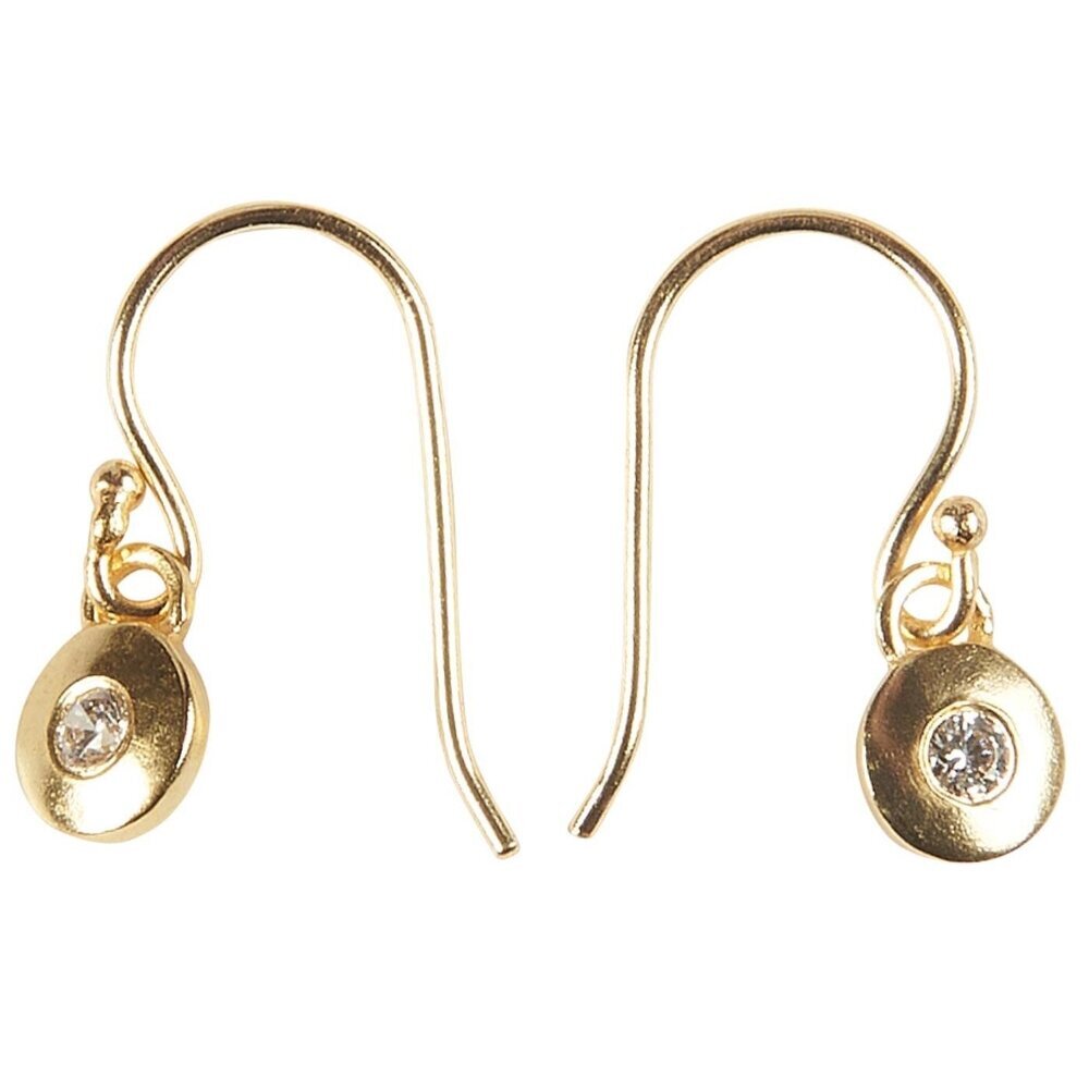 Ohrringe Lotus, gold 