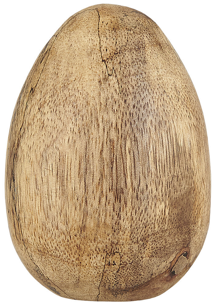 Osterei aus Mangoholz stehend, natur 