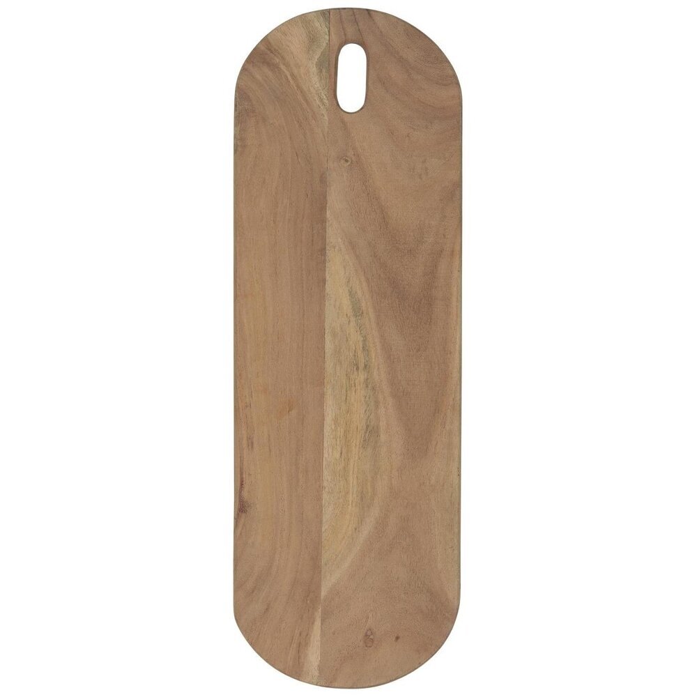 Ovales Tapasbrett mit Loch, natur 