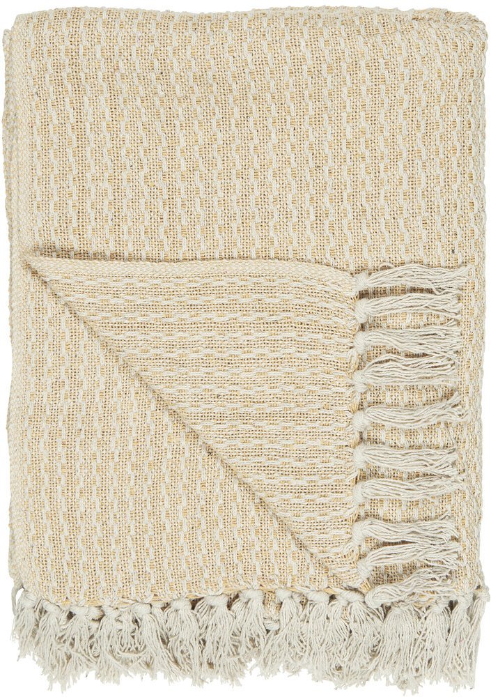 Plaid mit Muster Baumwolle, gelb 