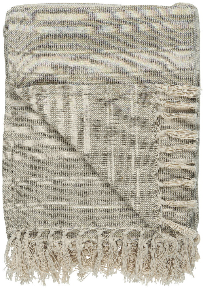 Plaid mit Streifenmuster, sand 