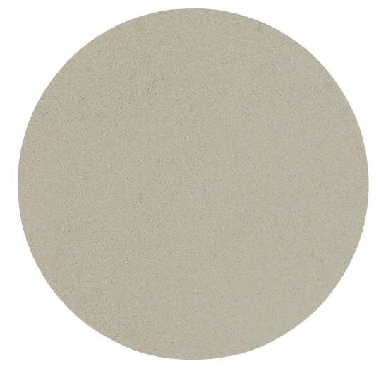 Platte für Stumpenkerze, Kerzentablett, grau 