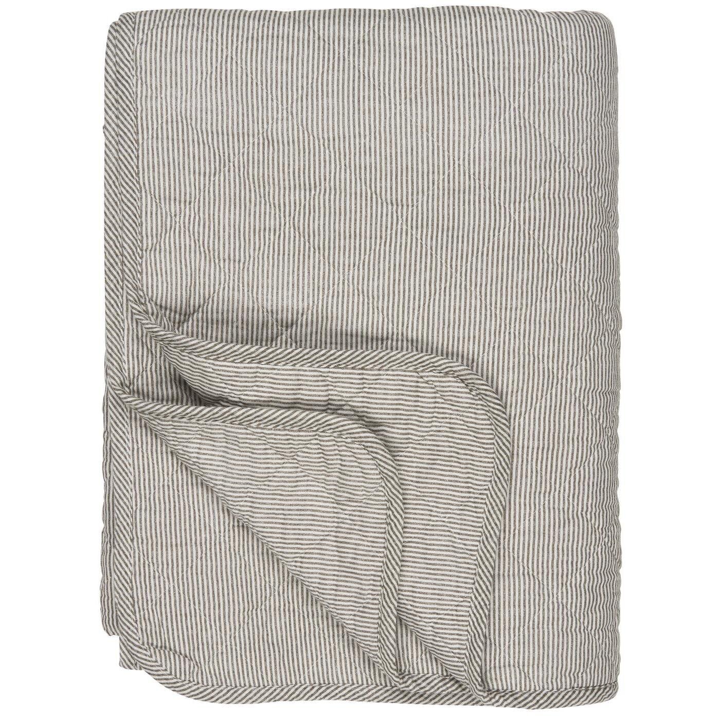 Quilt gestreift, braun 