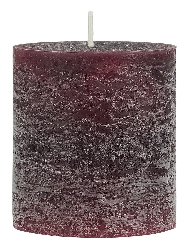 IB Laursen Rustikale Stumpenkerze, rhododendron Höhe 7,5 cm, Ø 7 cm