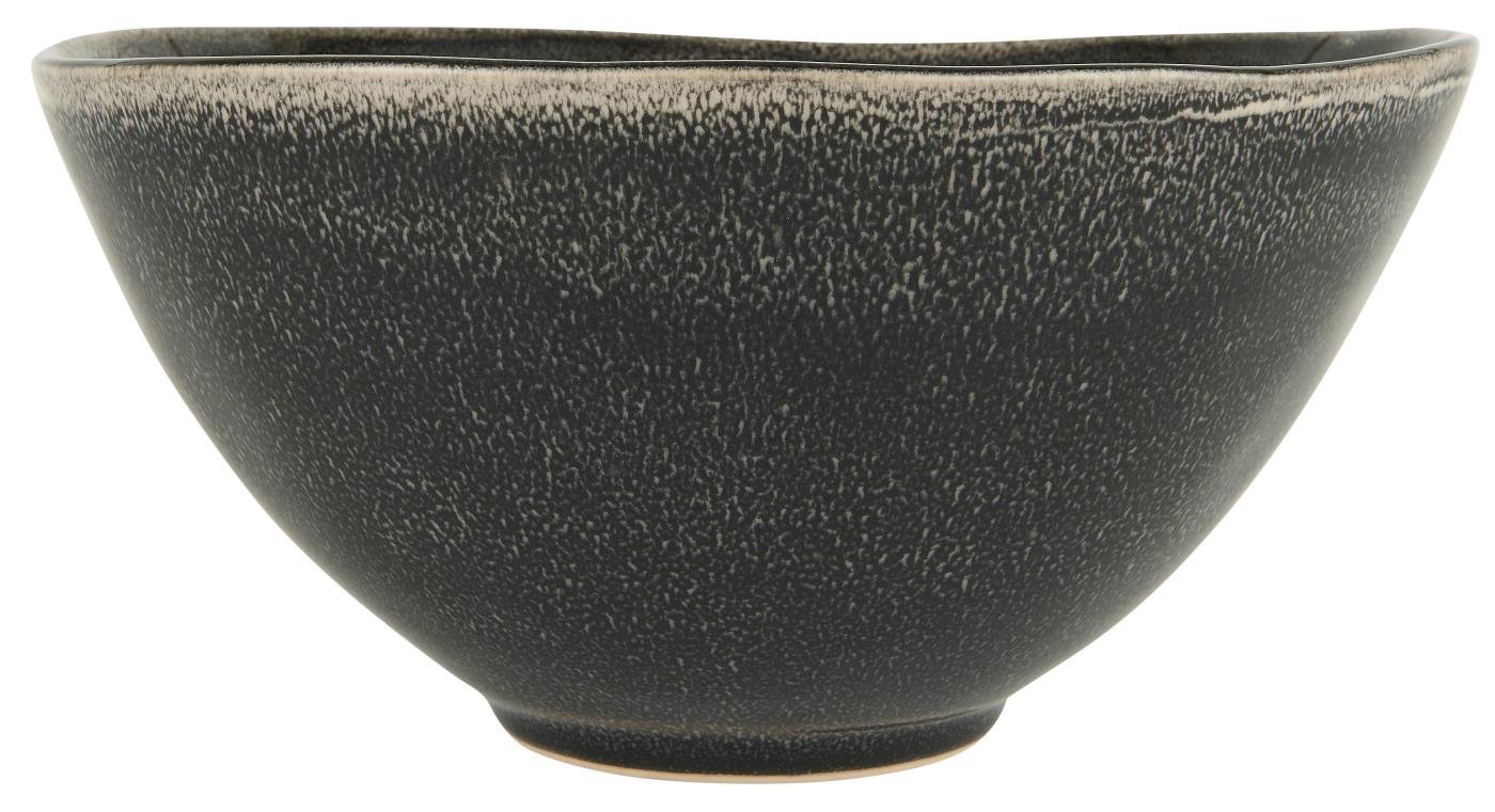 SCHALE IB LAURSEN MÜSLISCHALE PORZELLAN VINTAGE CASABLANCA GRAU 12 CM