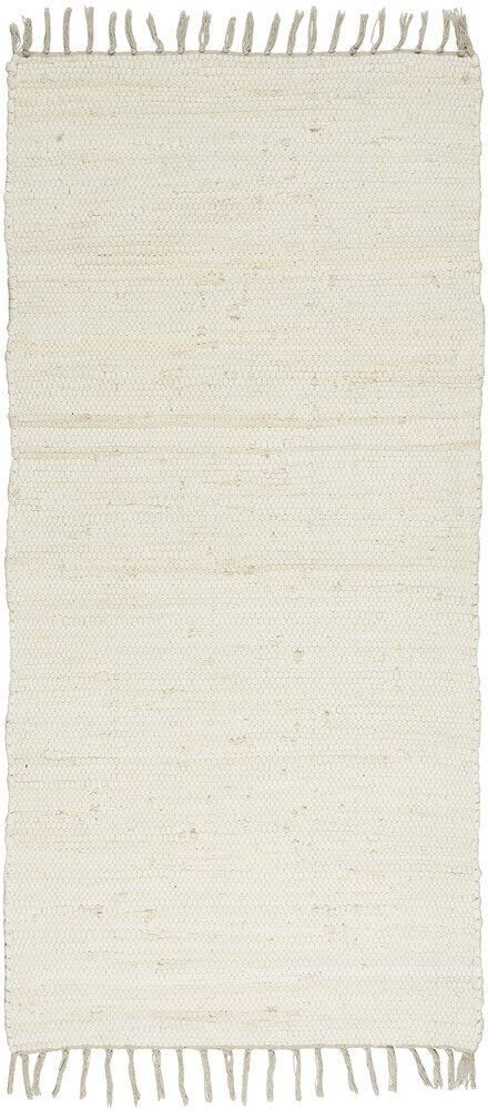 Bodenläufer aus Baumwolle, creme 