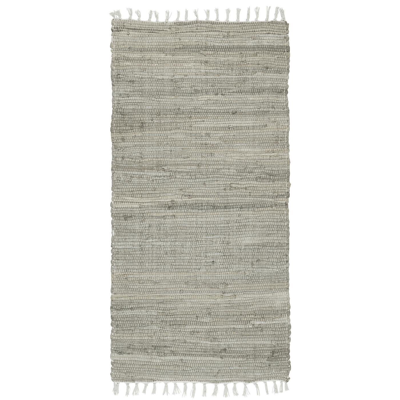 Bodenläufer aus Baumwolle, braun, grau 