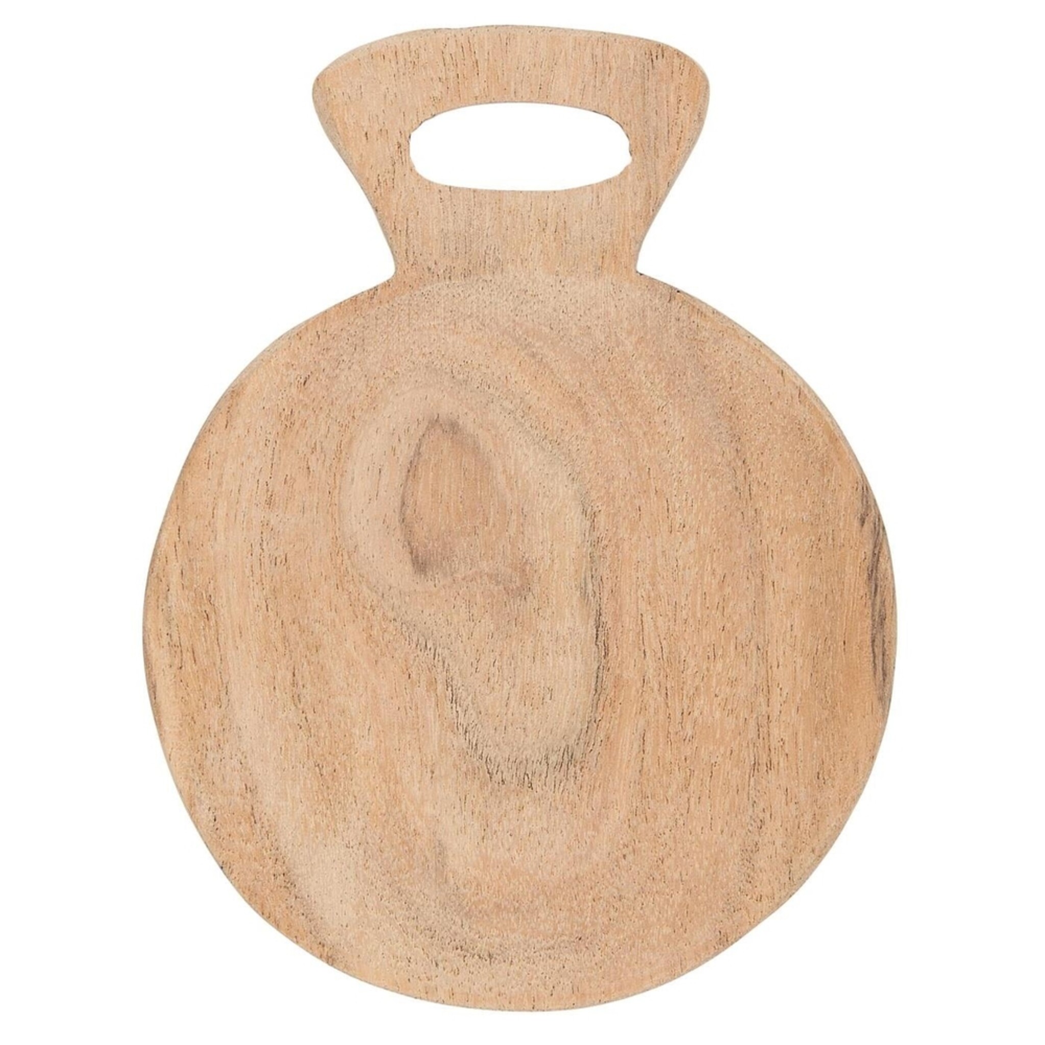 Servierteller mit Henkel aus Akazienholz, natur 15.4 x 11.5 x 0.7 cm