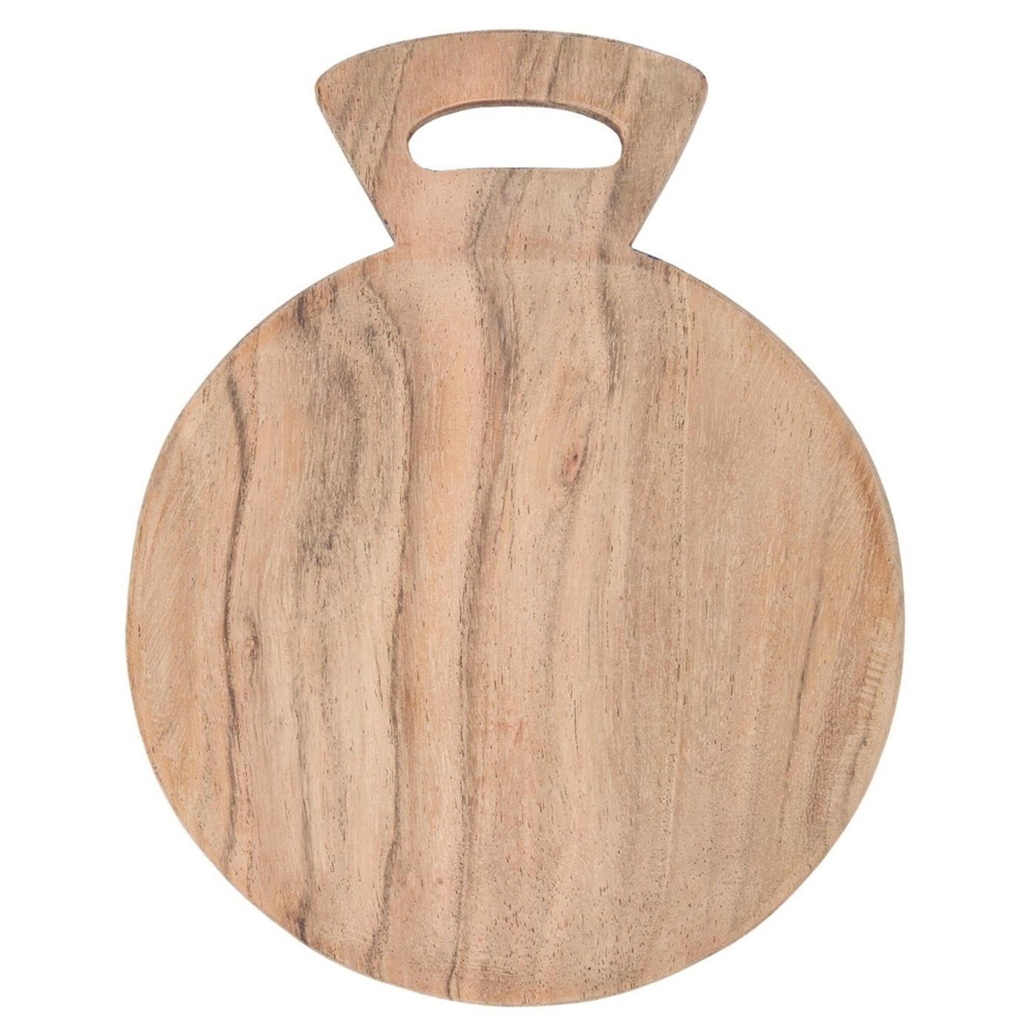 Servierteller mit Henkel aus Akazienholz, natur 18.8 x 15 x 0.7 cm