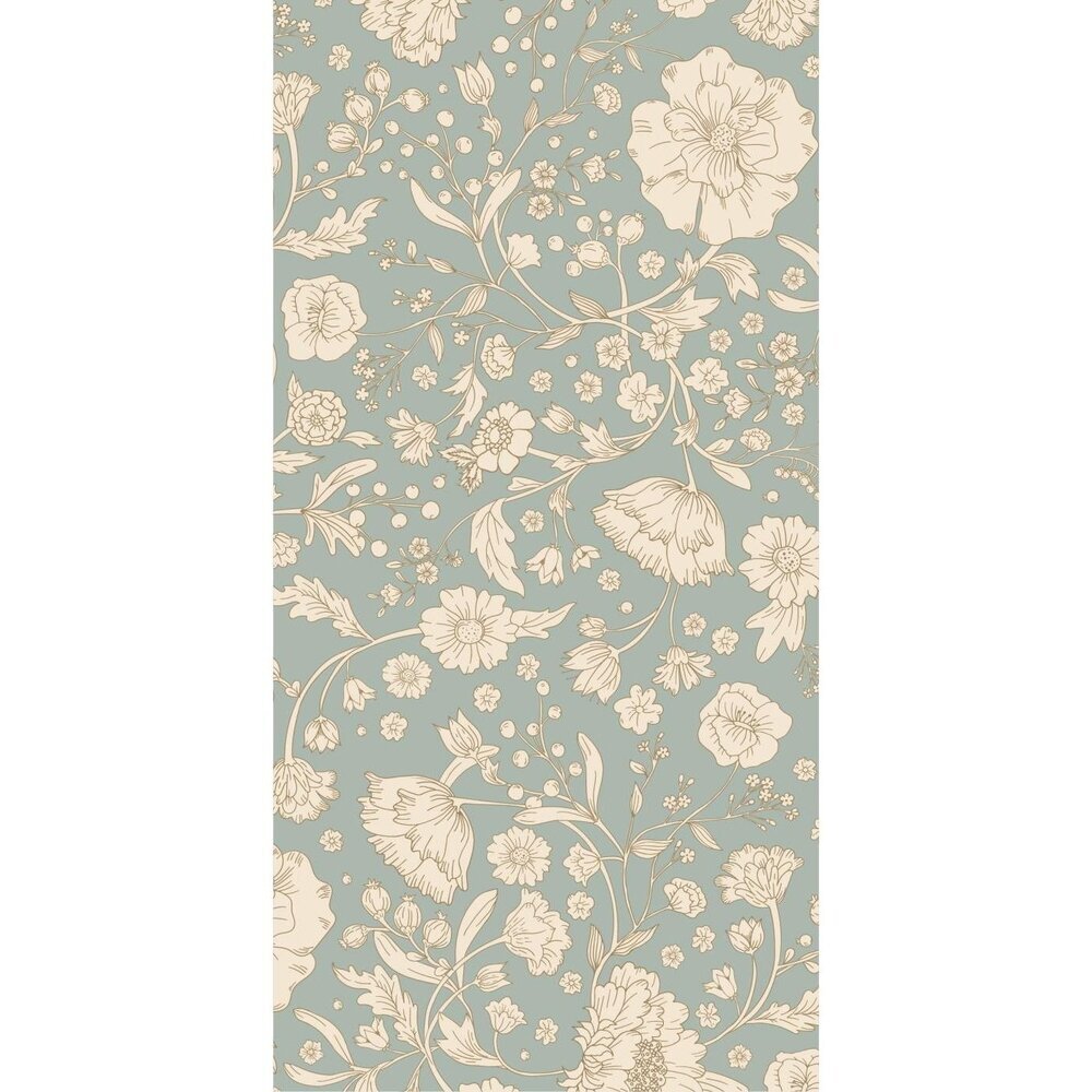 Papier Servietten Secret Garden, light blue 
