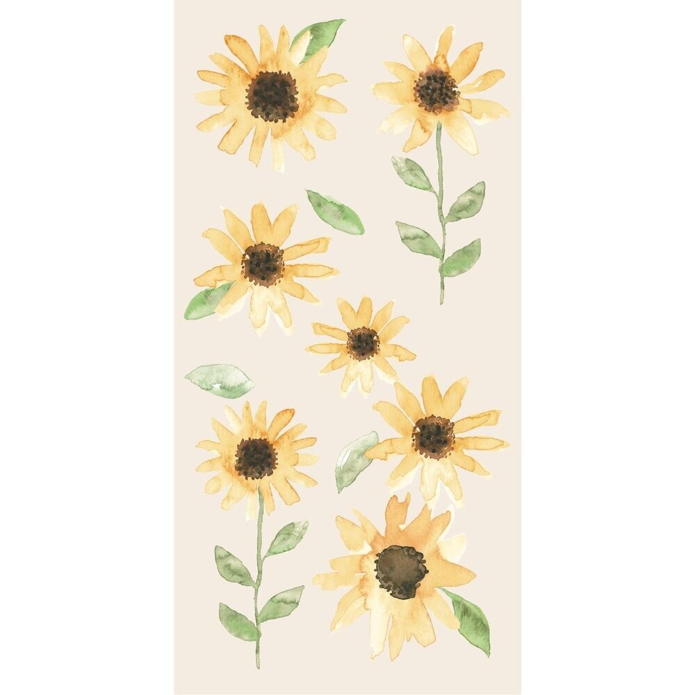 Serviette Sonnenblumen, gelb 