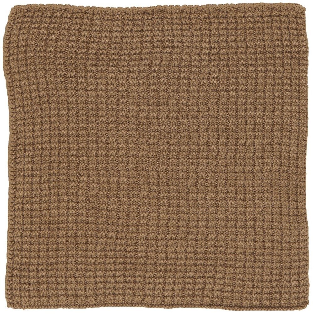 Spüllappen gestrickt, braun 