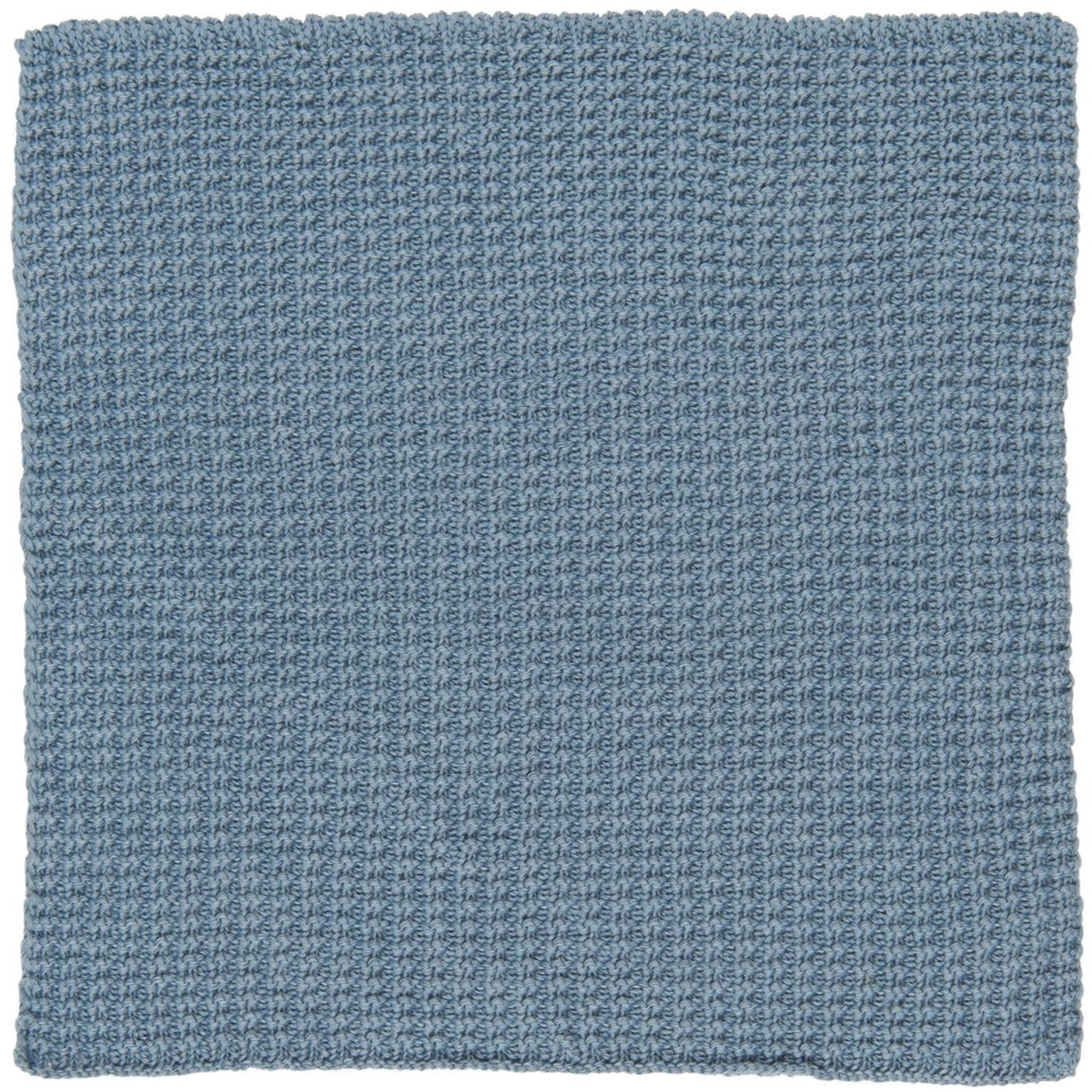 Spüllappen gestrickt, staubig blau 