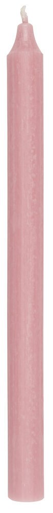 Stabkerze rustikal 29 cm, Ø 2,2 cm, rose 