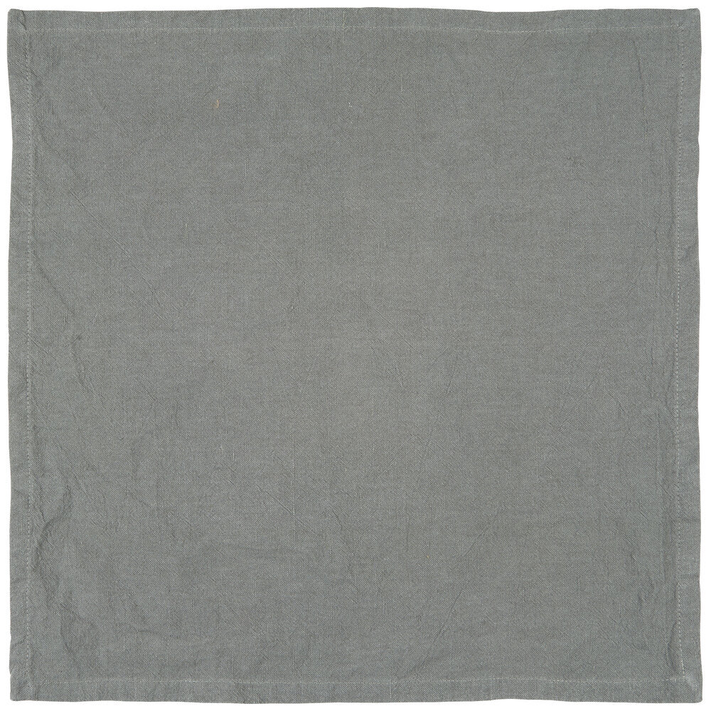 Stoffserviette Freja aus Leinen und Baumwolle, smoke 