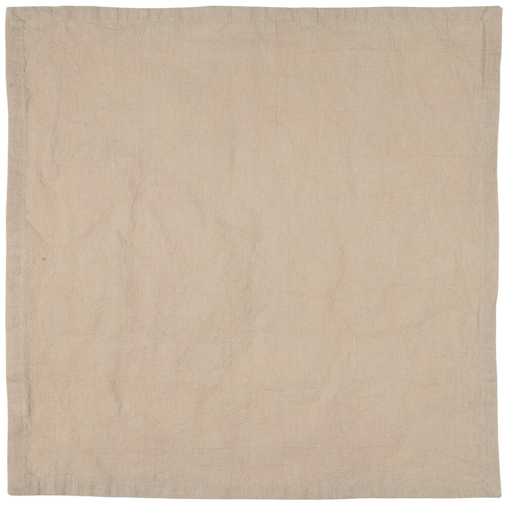 Stoffserviette Freja aus Leinen und Baumwolle, rose shadow 