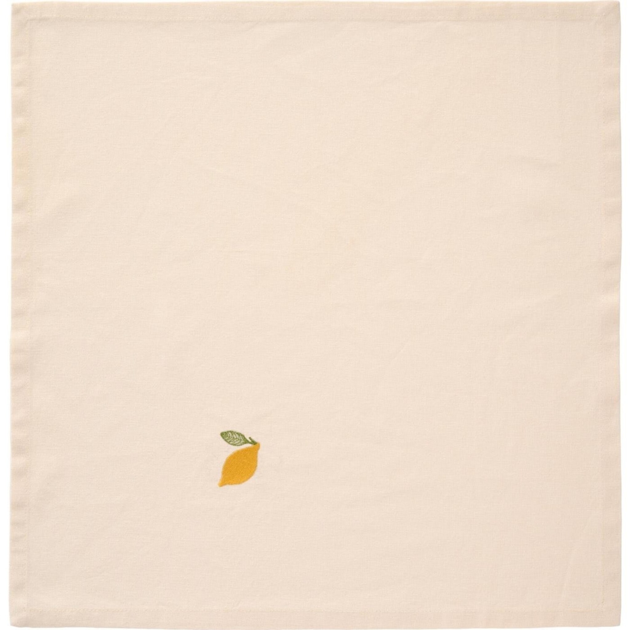 Stoffserviette Summer Vibes, creme 