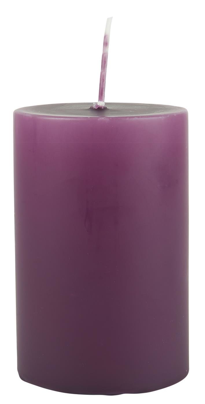 IB Laursen Stumpenkerze, lila Höhe 6,00 cm, Ø 4,00 cm