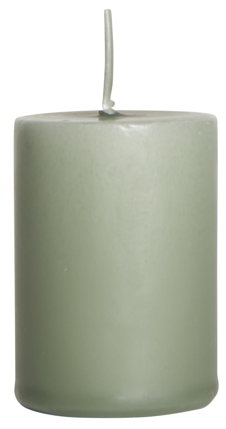 IB Laursen Stumpenkerze, moosgrün Höhe 6,00 cm, Ø 4,00 cm