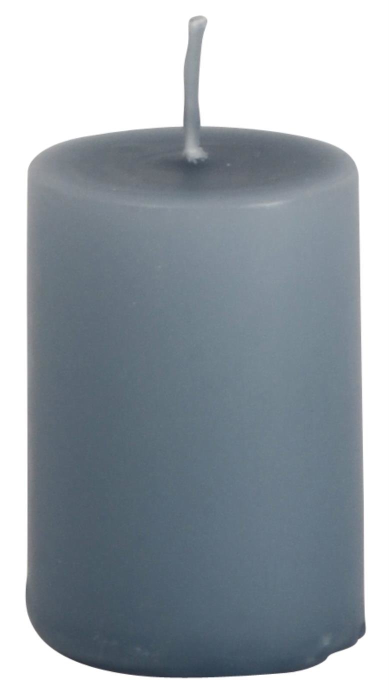 IB Laursen Stumpenkerze, taubenblau Höhe 6,00 cm, Ø 4,00 cm