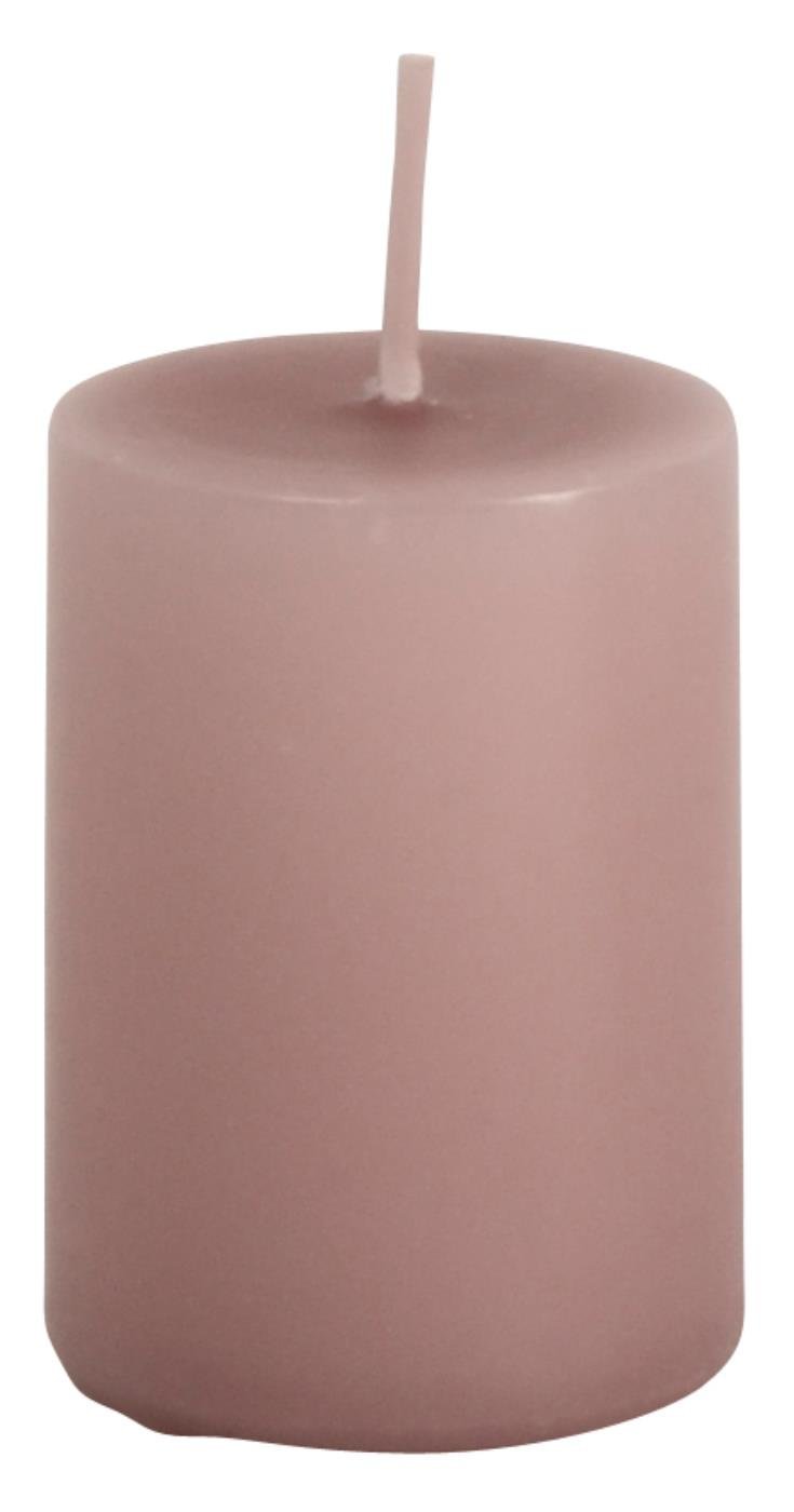 IB Laursen Stumpenkerze, rosa malva Höhe 6,00 cm, Ø 4,00 cm