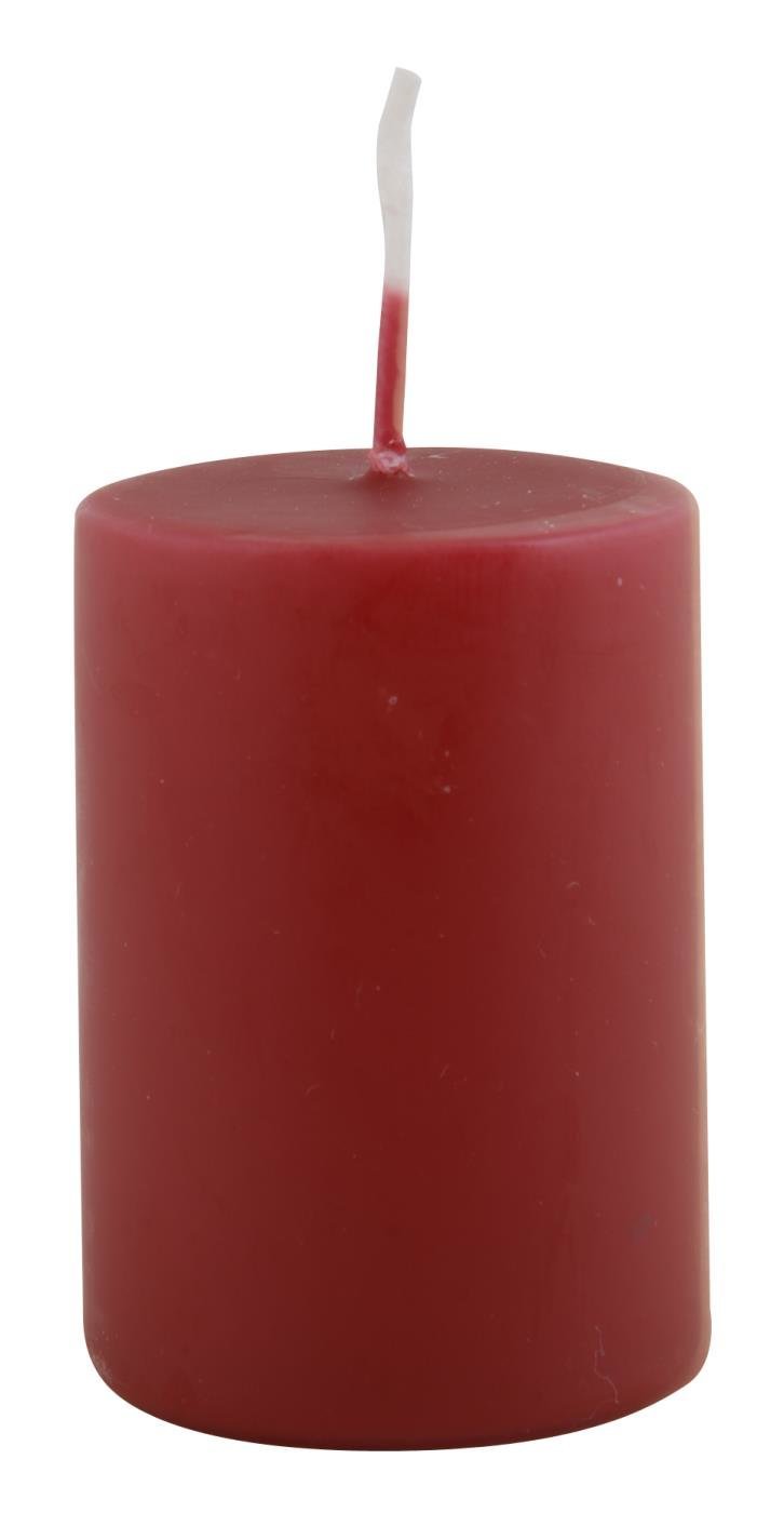 IB Laursen Stumpenkerze, dunkelrot Höhe 6,00 cm, Ø 4,00 cm