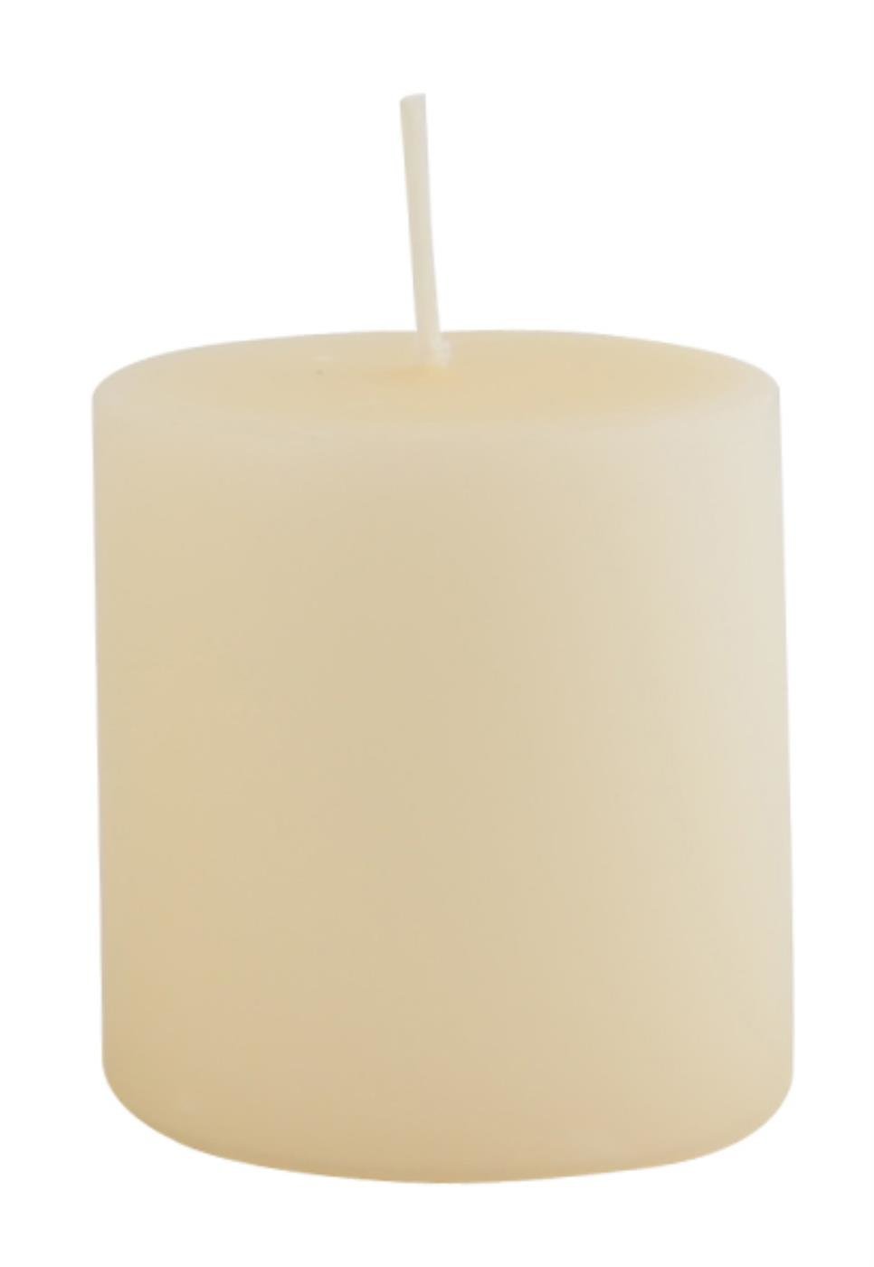 IB Laursen Stumpenkerze, beige Höhe 7,00 cm, Ø 6,00 cm