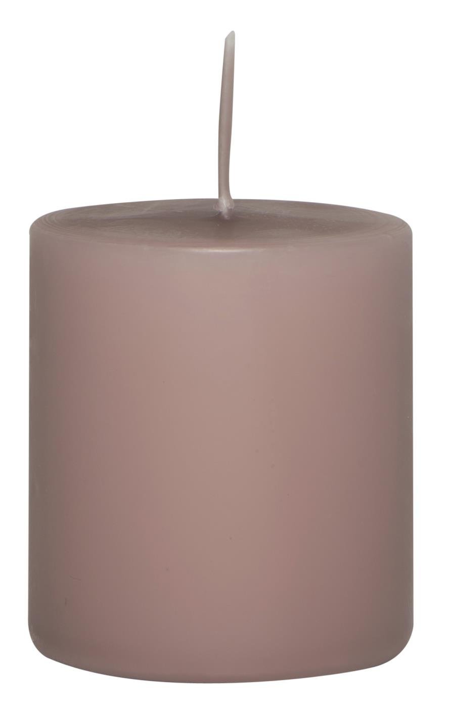 IB Laursen Stumpenkerze, rosa malva Höhe 7,00 cm, Ø 6,00 cm