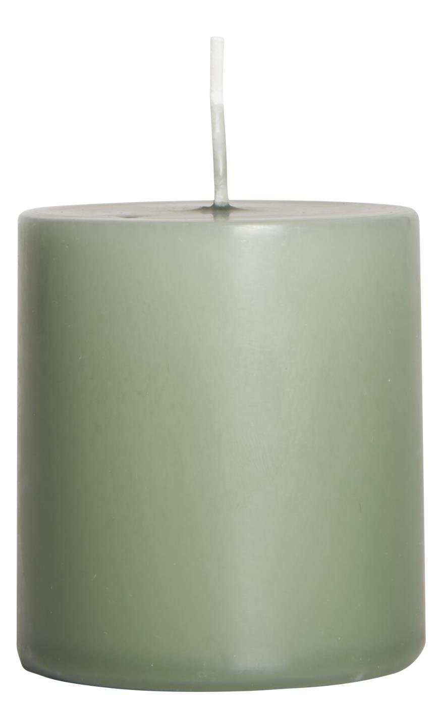 IB Laursen Stumpenkerze, moosgrün Höhe 7,00 cm, Ø 6,00 cm