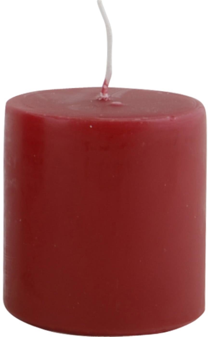 IB Laursen Stumpenkerze, dunkelrot Höhe 7,00 cm, Ø 6,00 cm