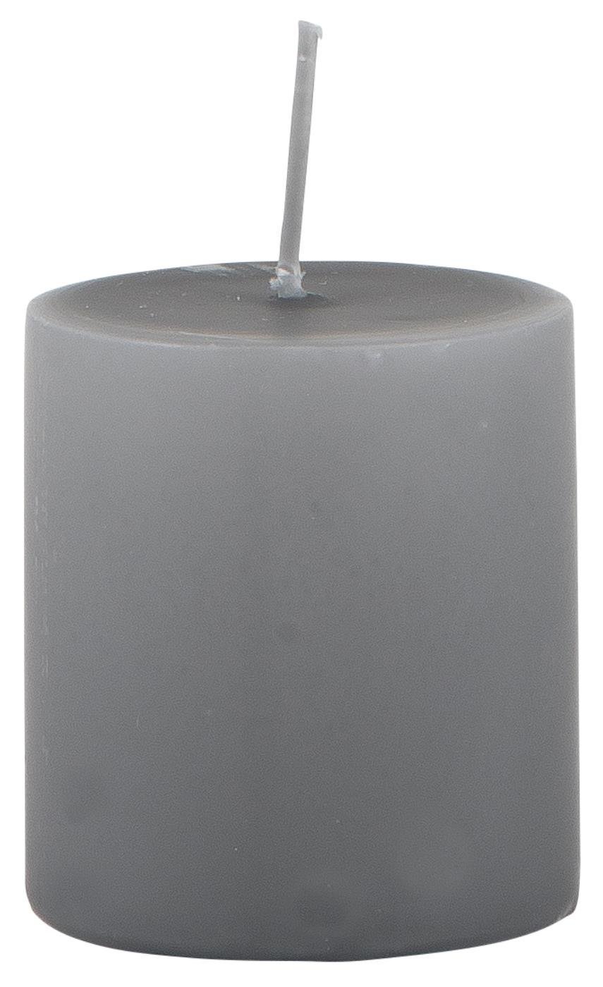 IB Laursen Stumpenkerze, dunkelgrau Höhe 7,00 cm, Ø 6,00 cm