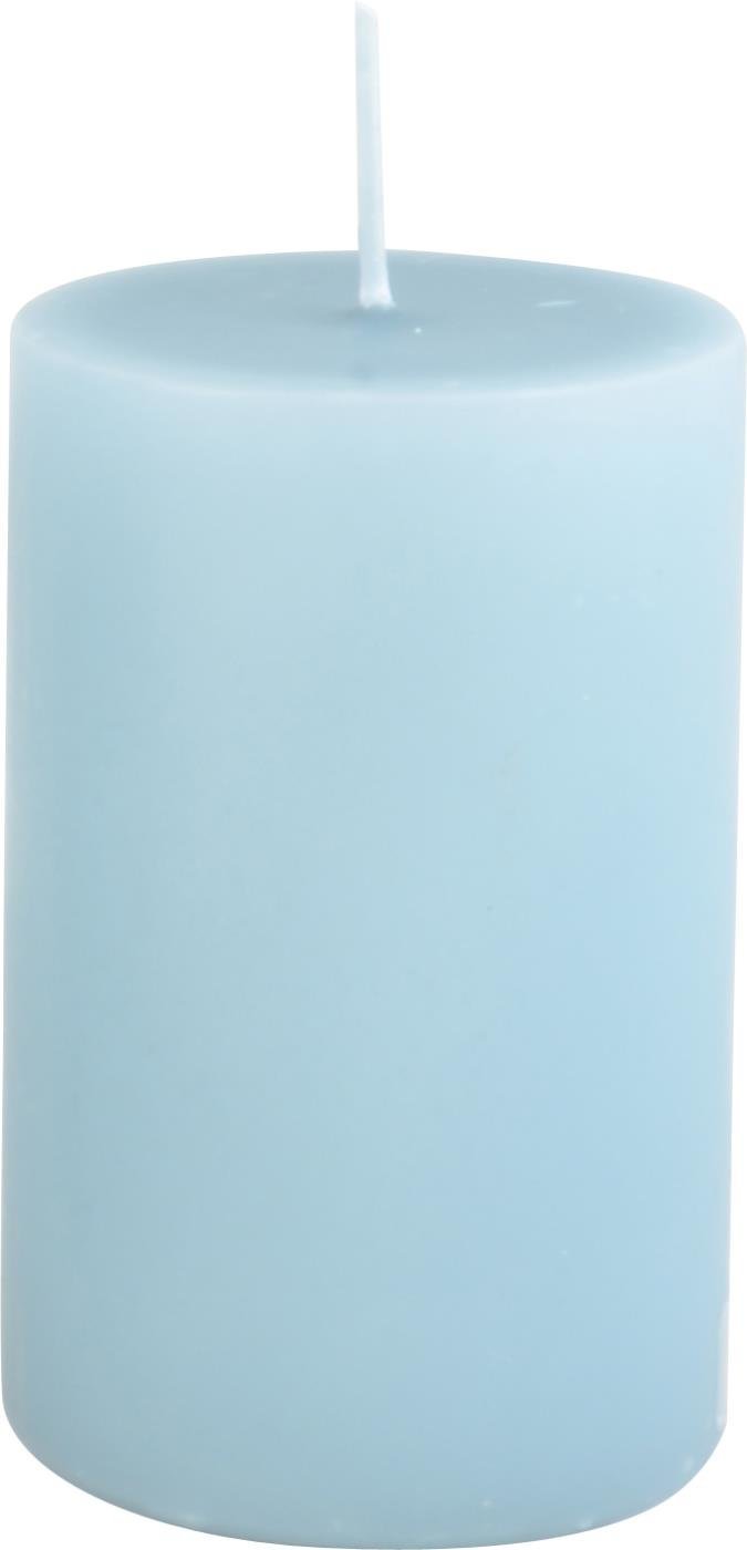 IB Laursen Stumpenkerze, hellblau Höhe 10,00 cm, Ø 6,00 cm