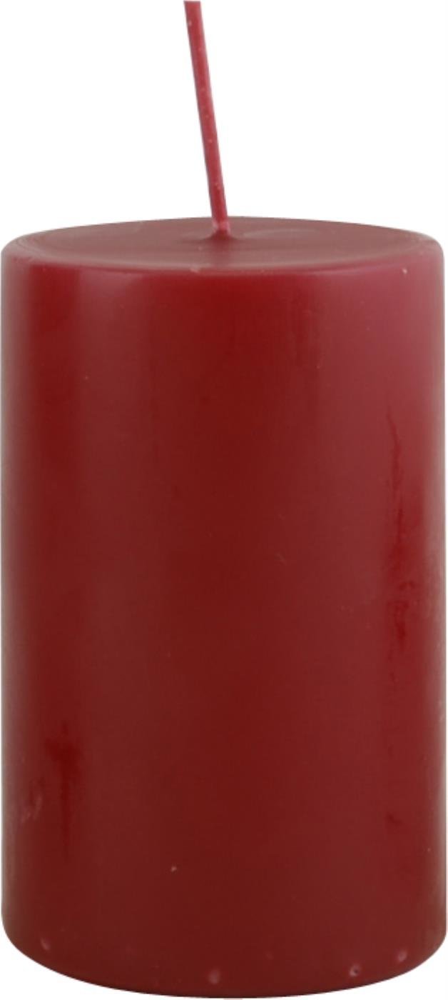 IB Laursen Stumpenkerze, dunkelrot Höhe 10,00 cm, Ø 6,00 cm