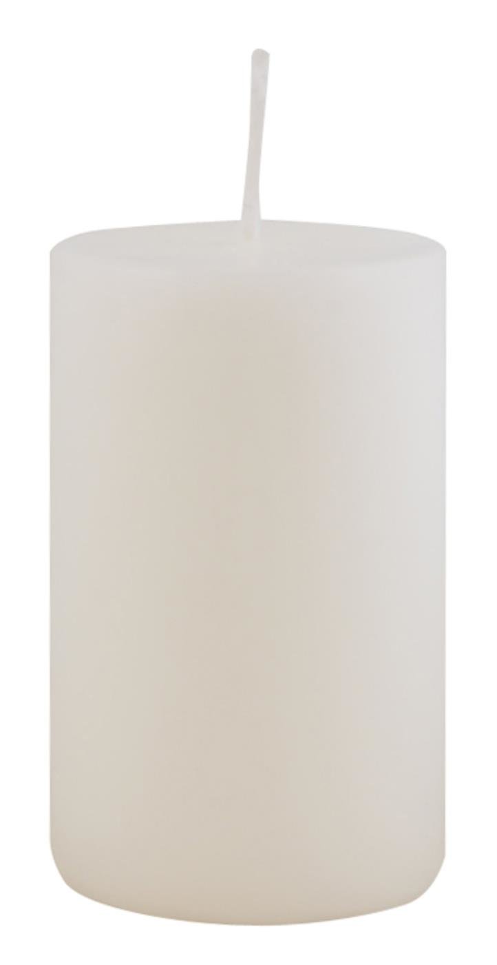 IB Laursen Stumpenkerze, weiss Höhe 10,00 cm, Ø 6,00 cm