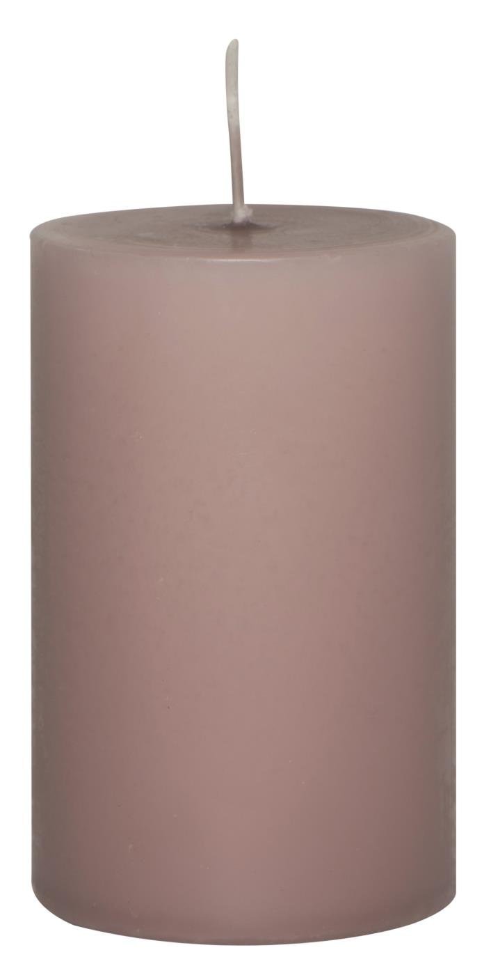 IB Laursen Stumpenkerze, rosa malva Höhe 10,00 cm, Ø 6,00 cm