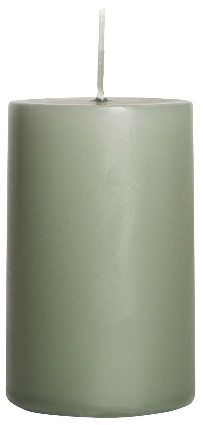 IB Laursen Stumpenkerze, moosgrün Höhe 10,00 cm, Ø 6,00 cm