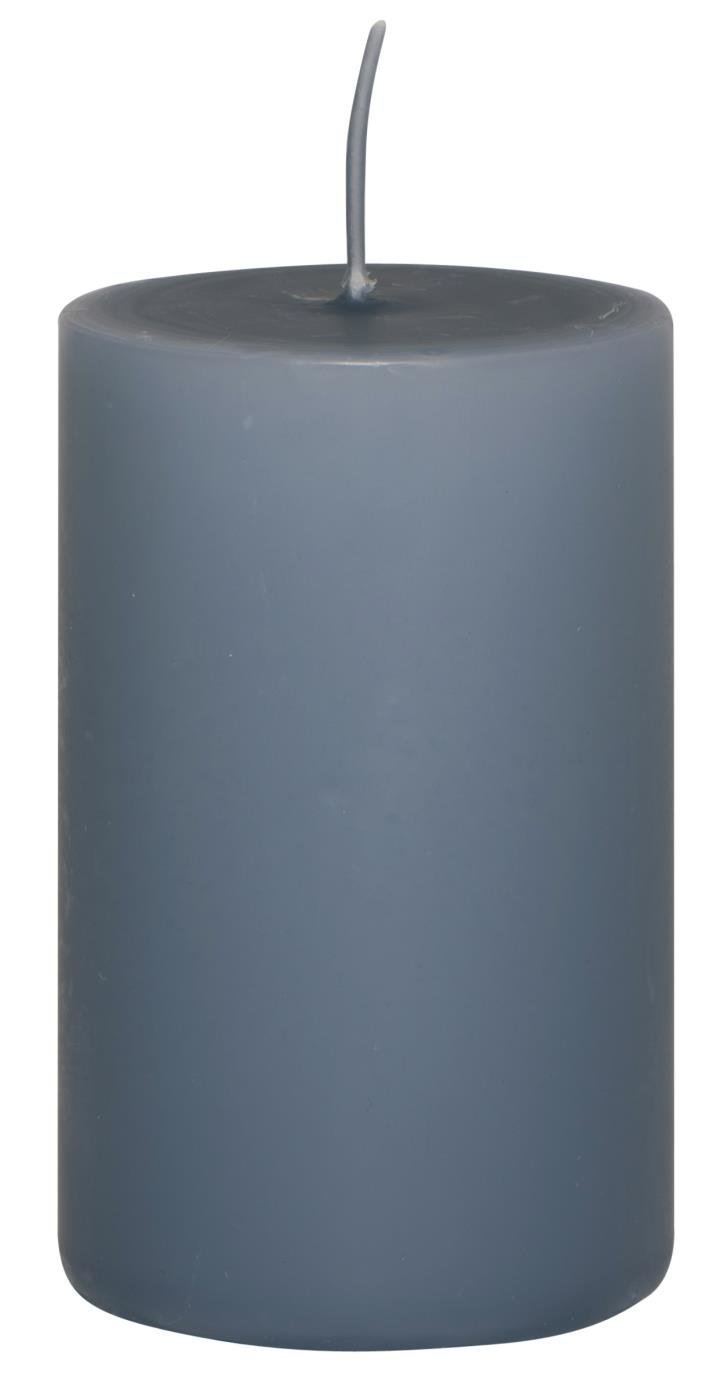 IB Laursen Stumpenkerze, taubenblau Höhe 10,00 cm, Ø 6,00 cm