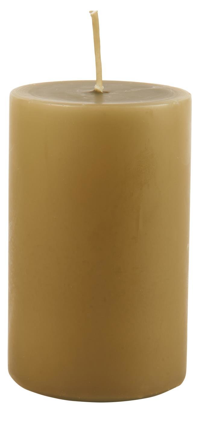 IB Laursen Stumpenkerze, olive Höhe 10,00 cm, Ø 6,00 cm