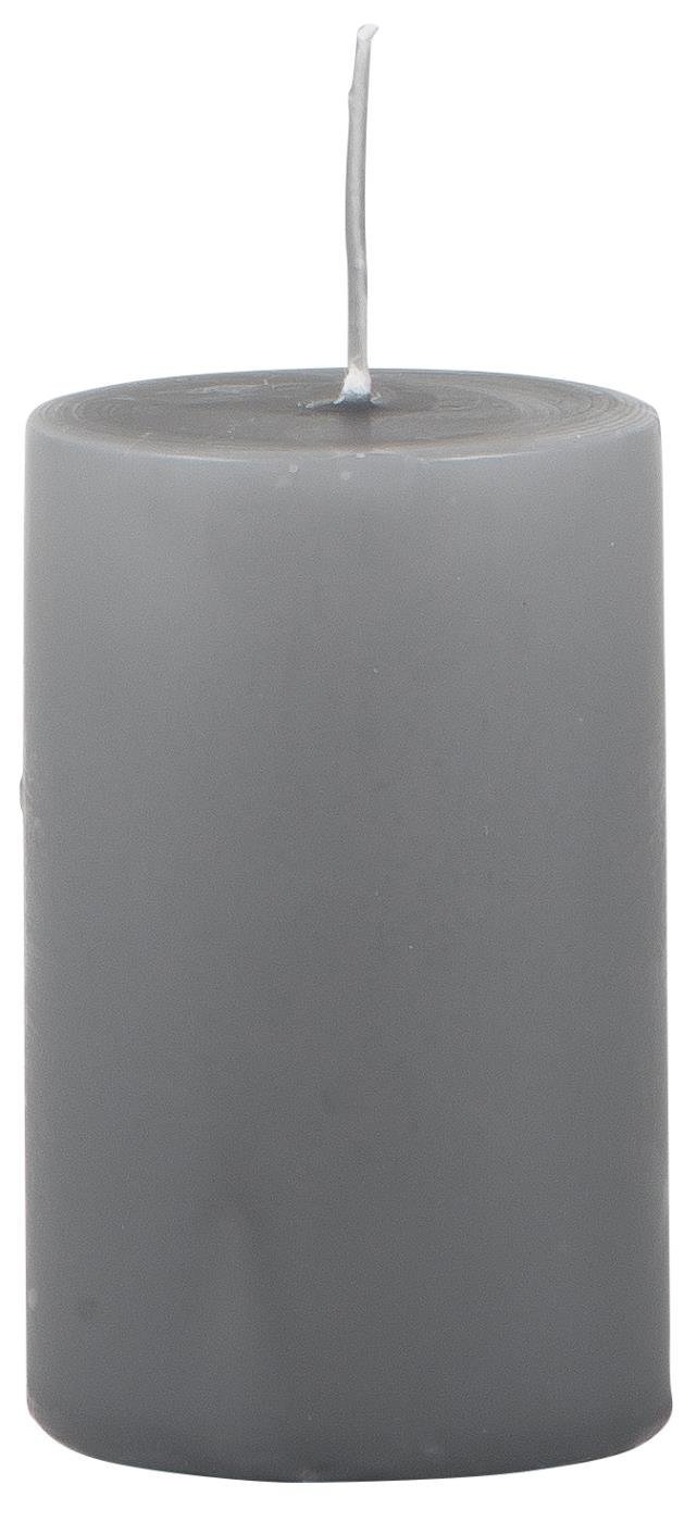 IB Laursen Stumpenkerze, dunkelgrau Höhe 10,00 cm, Ø 6,00 cm