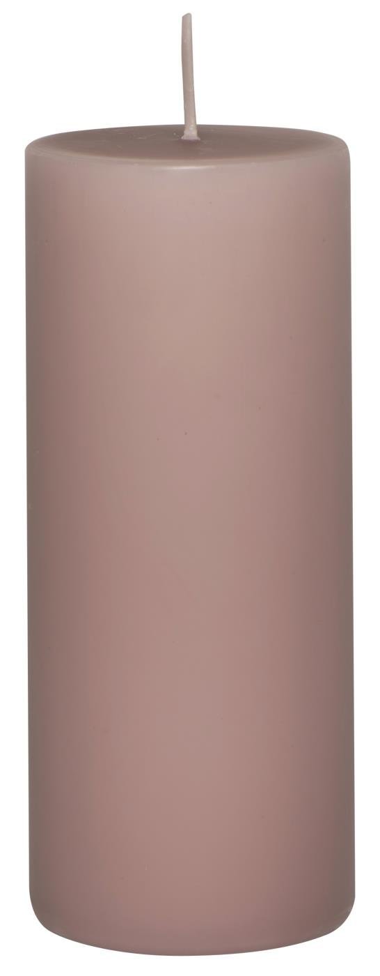 IB Laursen Stumpenkerze, rosa malva Höhe 15,00 cm, Ø 6,00 cm