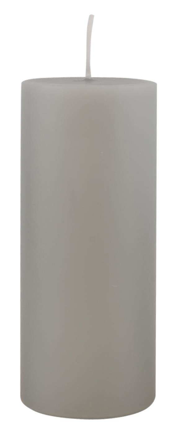 IB Laursen Stumpenkerze, grau Höhe 15,00 cm, Ø 6,00 cm