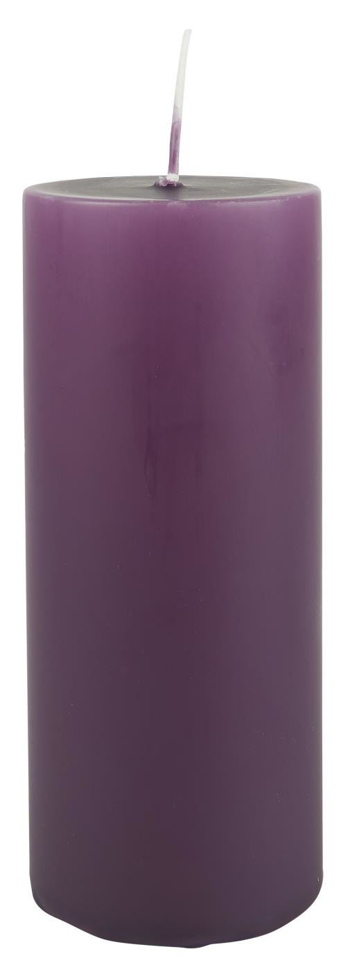 IB Laursen Stumpenkerze, lila Höhe 15,00 cm, Ø 6,00 cm