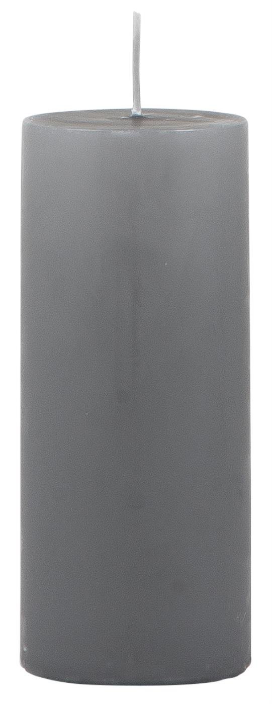 IB Laursen Stumpenkerze, dunkelgrau Höhe 15,00 cm, Ø 6,00 cm