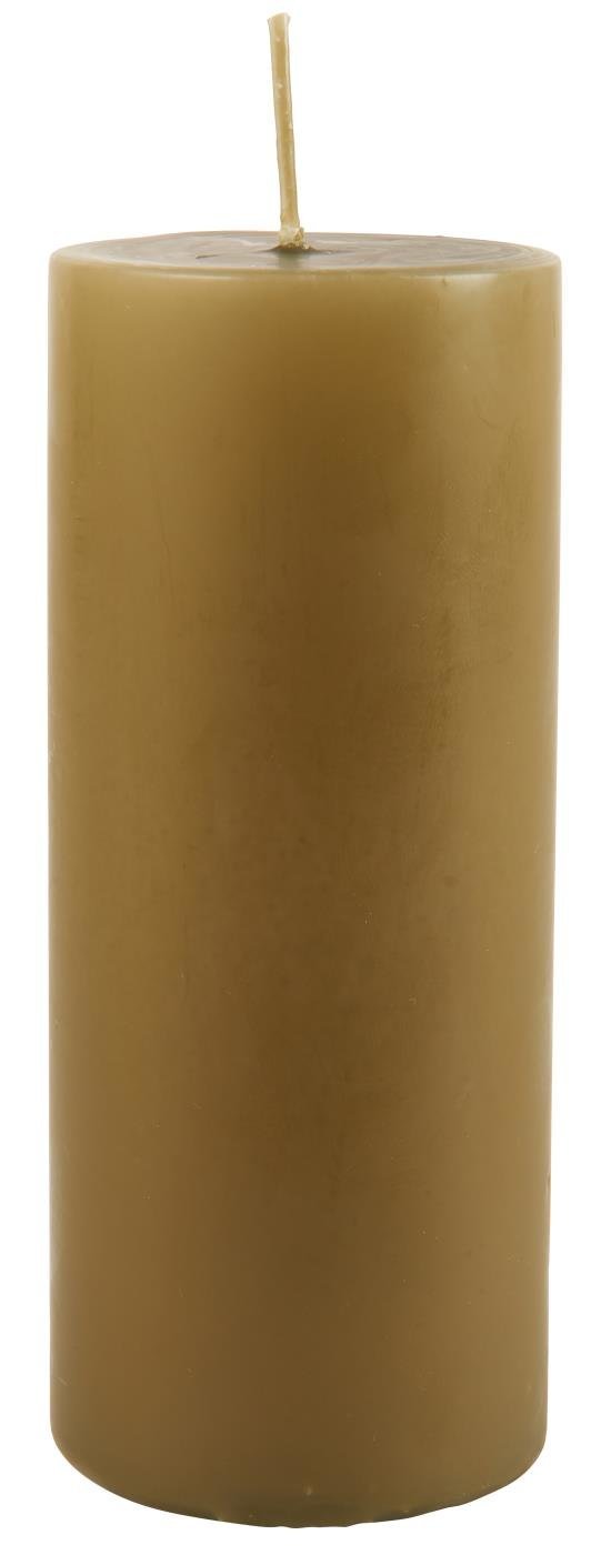 IB Laursen Stumpenkerze, olive Höhe 15,00 cm, Ø 6,00 cm
