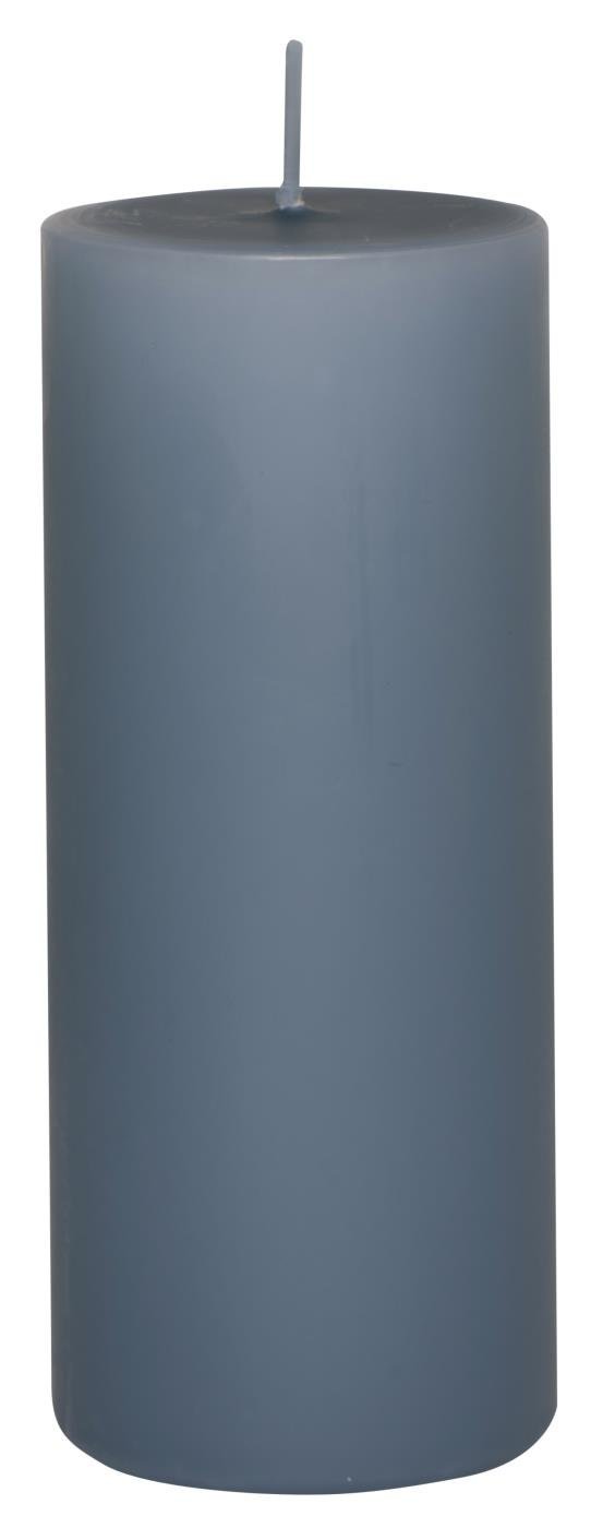 IB Laursen Stumpenkerze, taubenblau Höhe 15,00 cm, Ø 6,00 cm