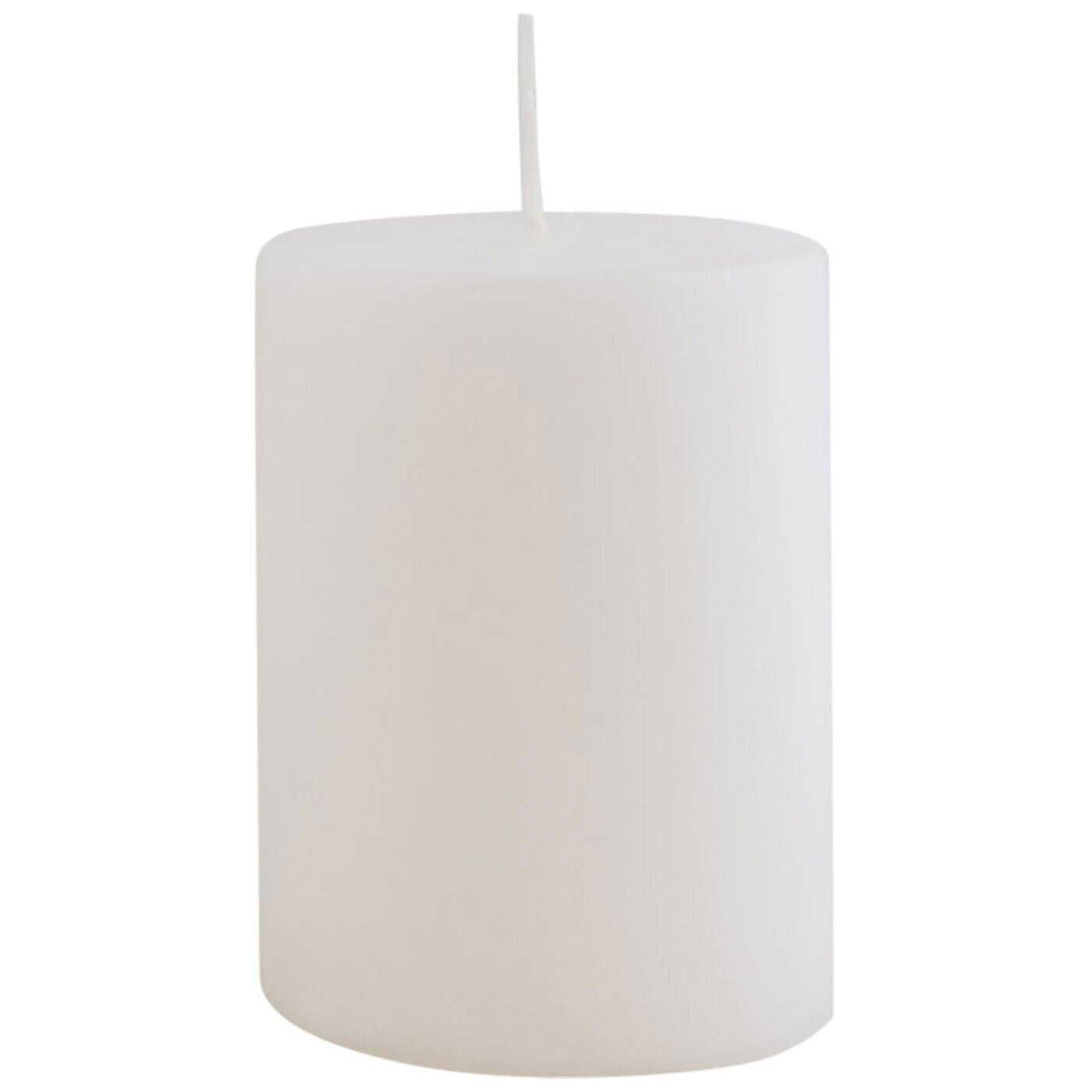 IB Laursen Stumpenkerze Ø7 cm, weiss Höhe 10 cm, Ø 7 cm