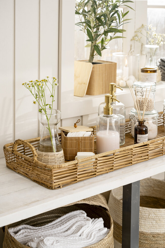 Wikler Serviertablett 60cm Weide - Klappbar Mit Henkel & Verschiedenen Motiven