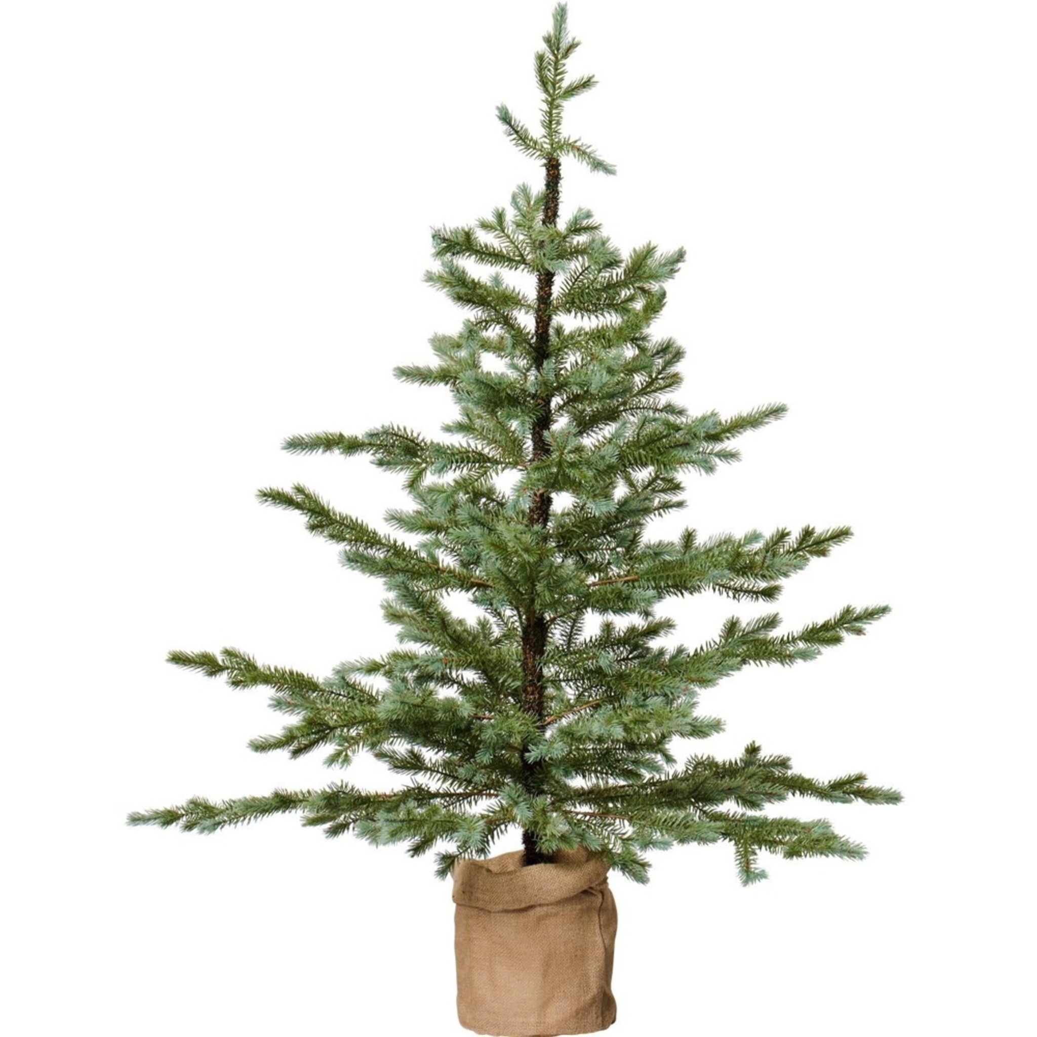 Tannenbaum künstlich mit Jutesack, grün Höhe 125, Ø 60 cm