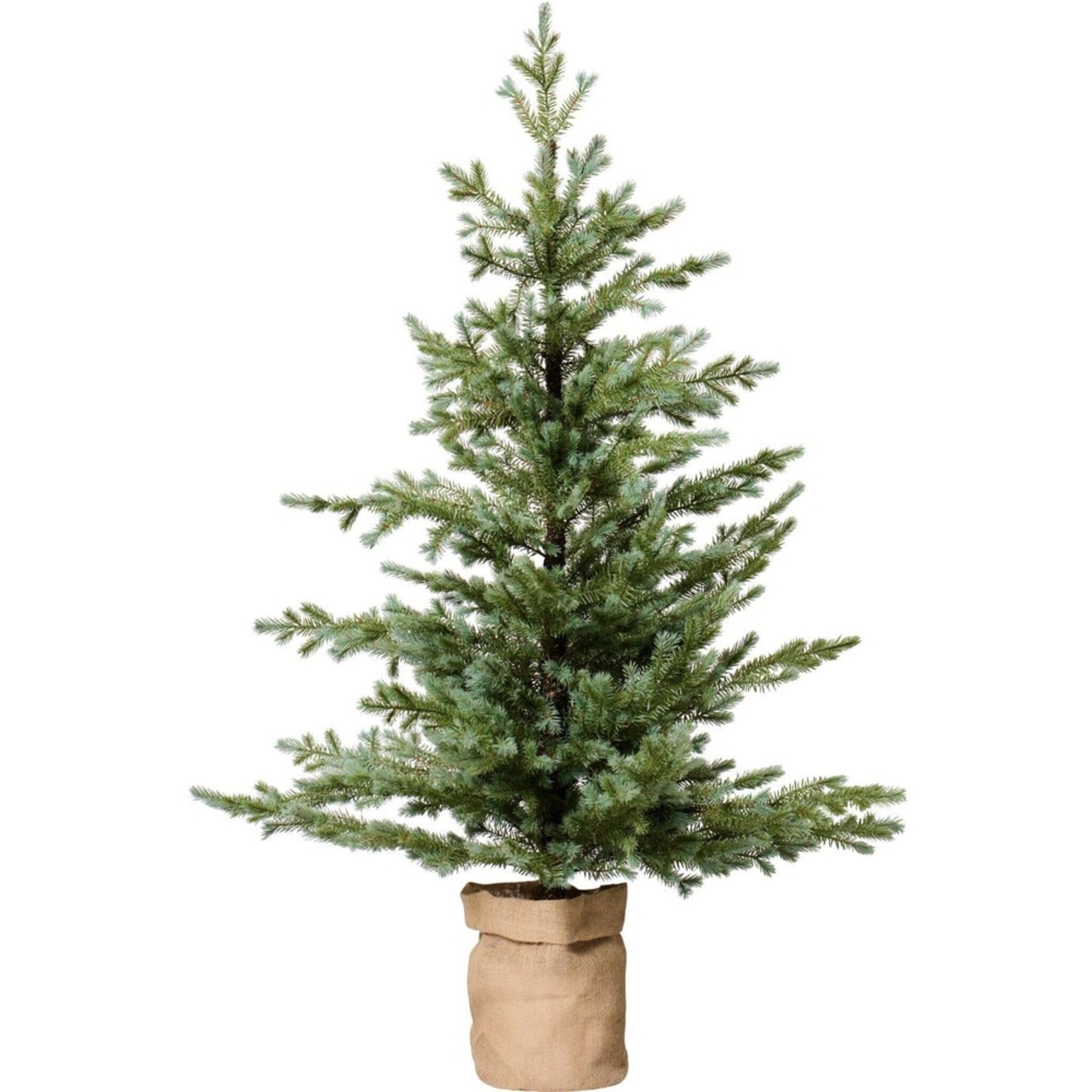 Tannenbaum künstlich mit Jutesack, grün Höhe 155, Ø 70 cm